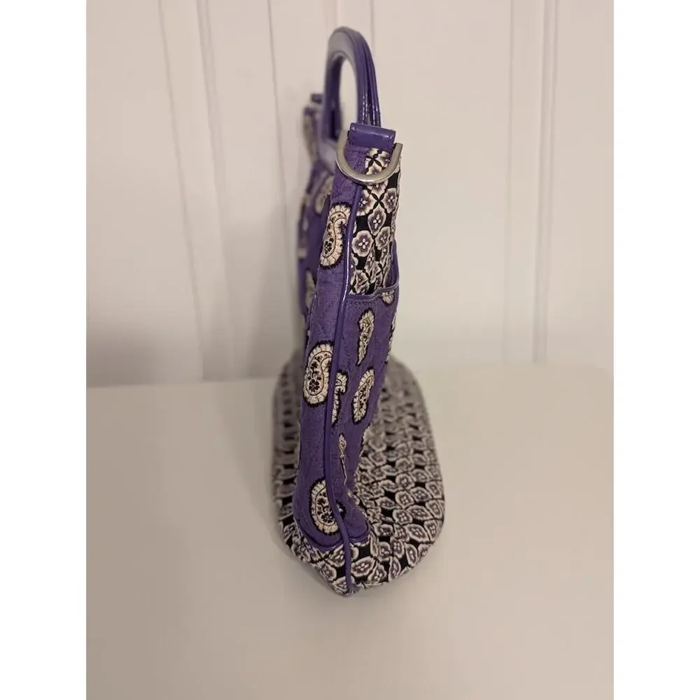 WOMENS VERA BRADLEY SIMPLY VIOLET PAISLEY TOTE